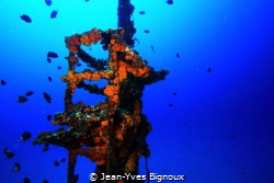 Viewing mast of the Jebedah shipwreck 18 metres.
Jean-Yv... by Jean-Yves Bignoux 